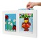 Americanflat 8.5x11 Collage Kids Art Frame - Displays Two 8.5x11 Artworks Side by Side - Showcase 3-Dimensional Artworks - Store Multiple Art Inside - Keyhole Hanging Hardware